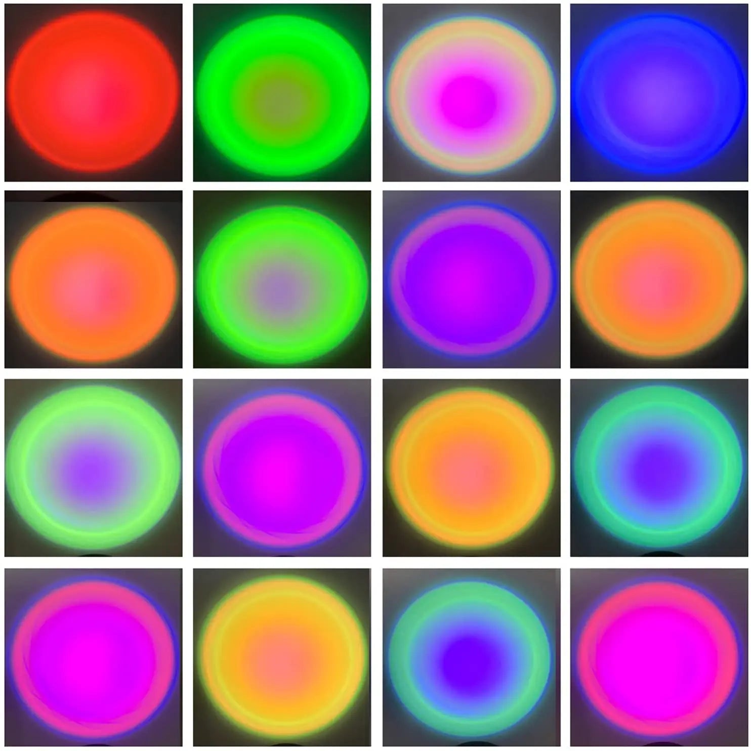Smart Sunset Lamp Tuya LED - USB RGB met App Bediening voor Fotografie en Decoratie