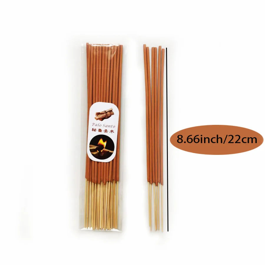 Peruaans Heilig Hout Wierook Stokjes - 30/80 Stuks Premium Palo Santo voor Yoga Meditatie Zuivering