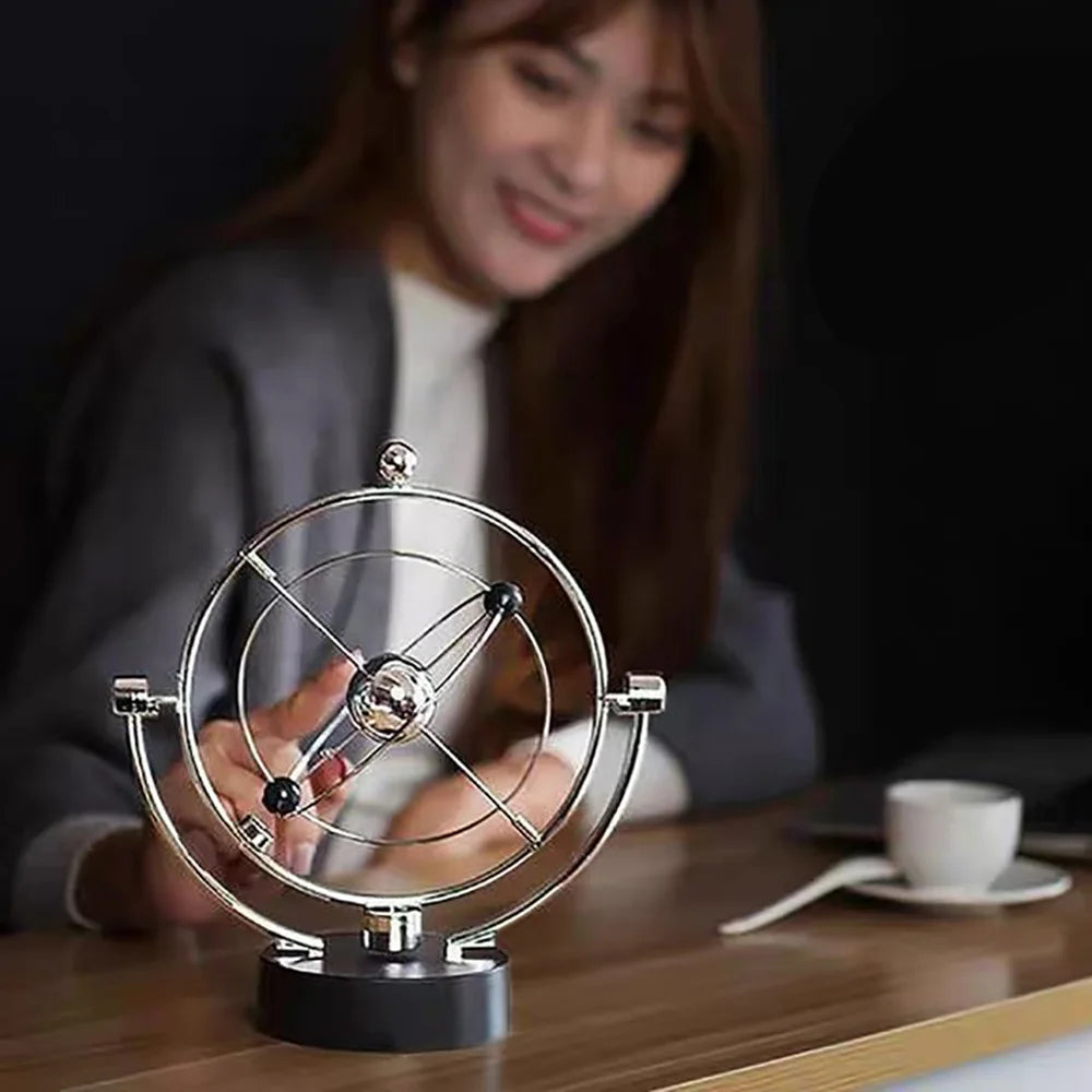 Kinetische Orbitale Perpetual Motion Slinger Model 16 - Roterende Astronomie Decoratie Bureau Speelgoed Kantoor Thuis