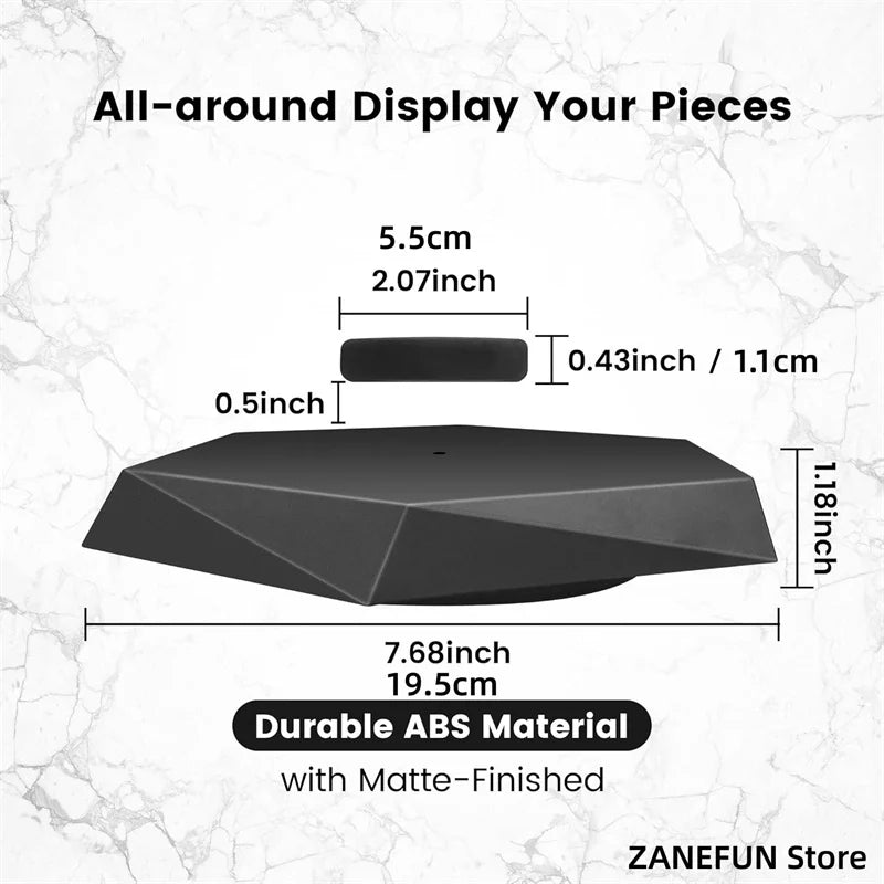 Levitating Display Stand Magnetic Floating Display with Stand for Toys Figures Miniatures Automatic Rotating Creative Gifts