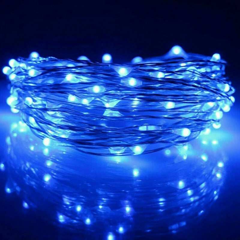 LED Fairy Lights Koperdraad - 1m 2m 3m 5m 10m Batterij Snoerverlichting voor Slaapkamer Tuin Bruiloft Decoratie