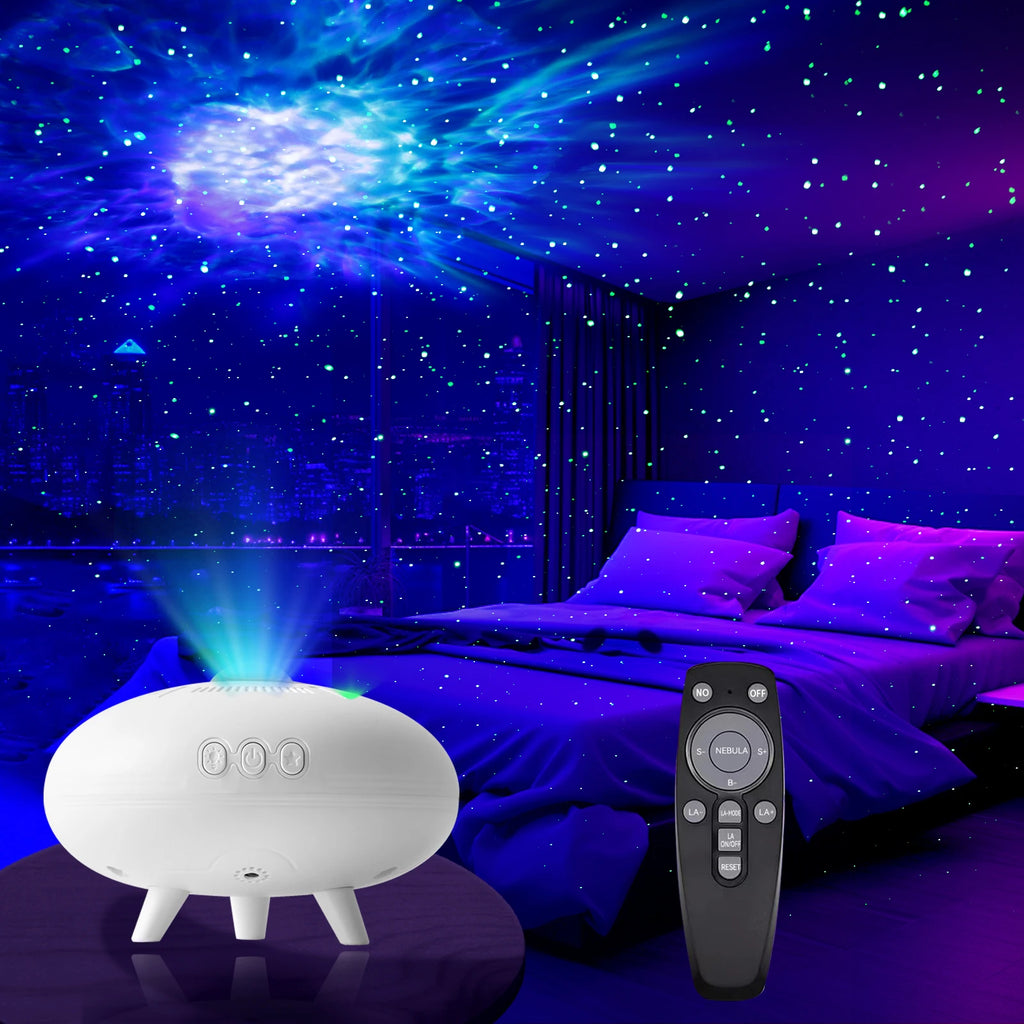UFO Galaxy Projector - Sterrenhemel Nachtlampje voor Slaapkamer Decoratie