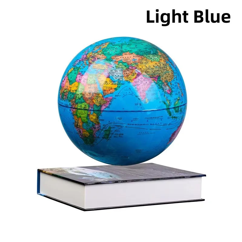 3D Painting Magnetic Levitating 14CM Moon Lamp Levit Floating Moon Light LED Smart Desk Lamp Office Home Decor Creative Gift
