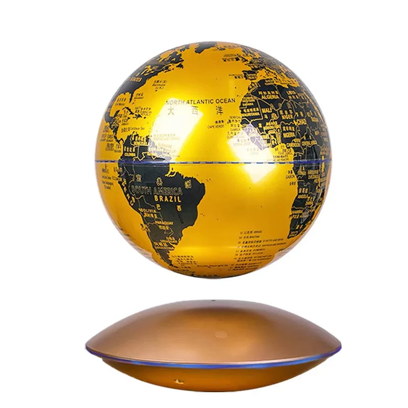 3D Painting Magnetic Levitating 14CM Moon Lamp Levit Floating Moon Light LED Smart Desk Lamp Office Home Decor Creative Gift