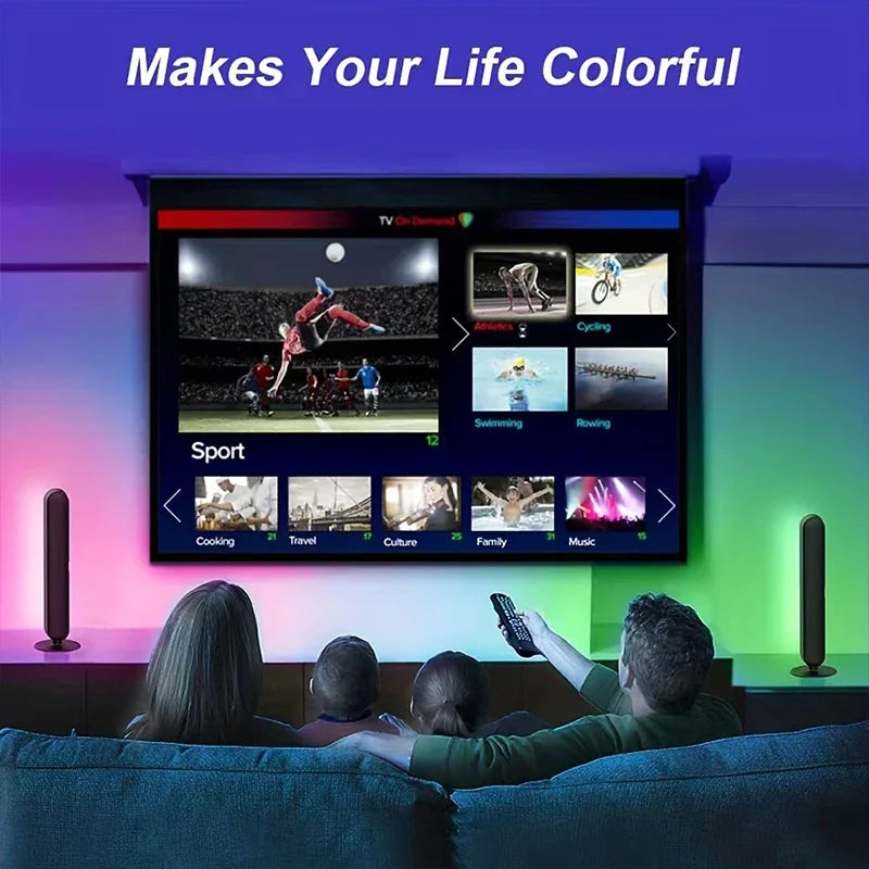 Music Sync LED Light Bars RGB - Sfeerverlichting met Afstandsbediening voor Gaming en TV