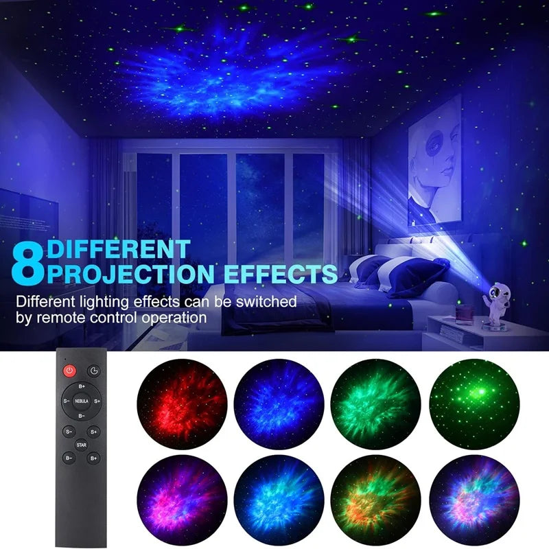 Galaxy Star Projector 2023 - Sterrenhemel Astronaut Lamp voor Slaapkamer Decoratie