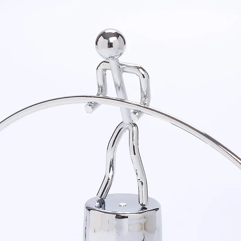 Kinetische Orbitale Perpetual Motion Slinger Model 14 - Roterende Astronomie Decoratie Bureau Speelgoed Kantoor Thuis