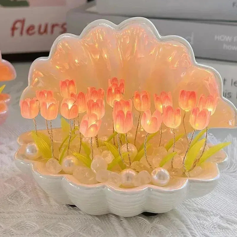 DIY Handgemaakt Nachtlampje - Schelp & Tulp Design Bureau Decoratie