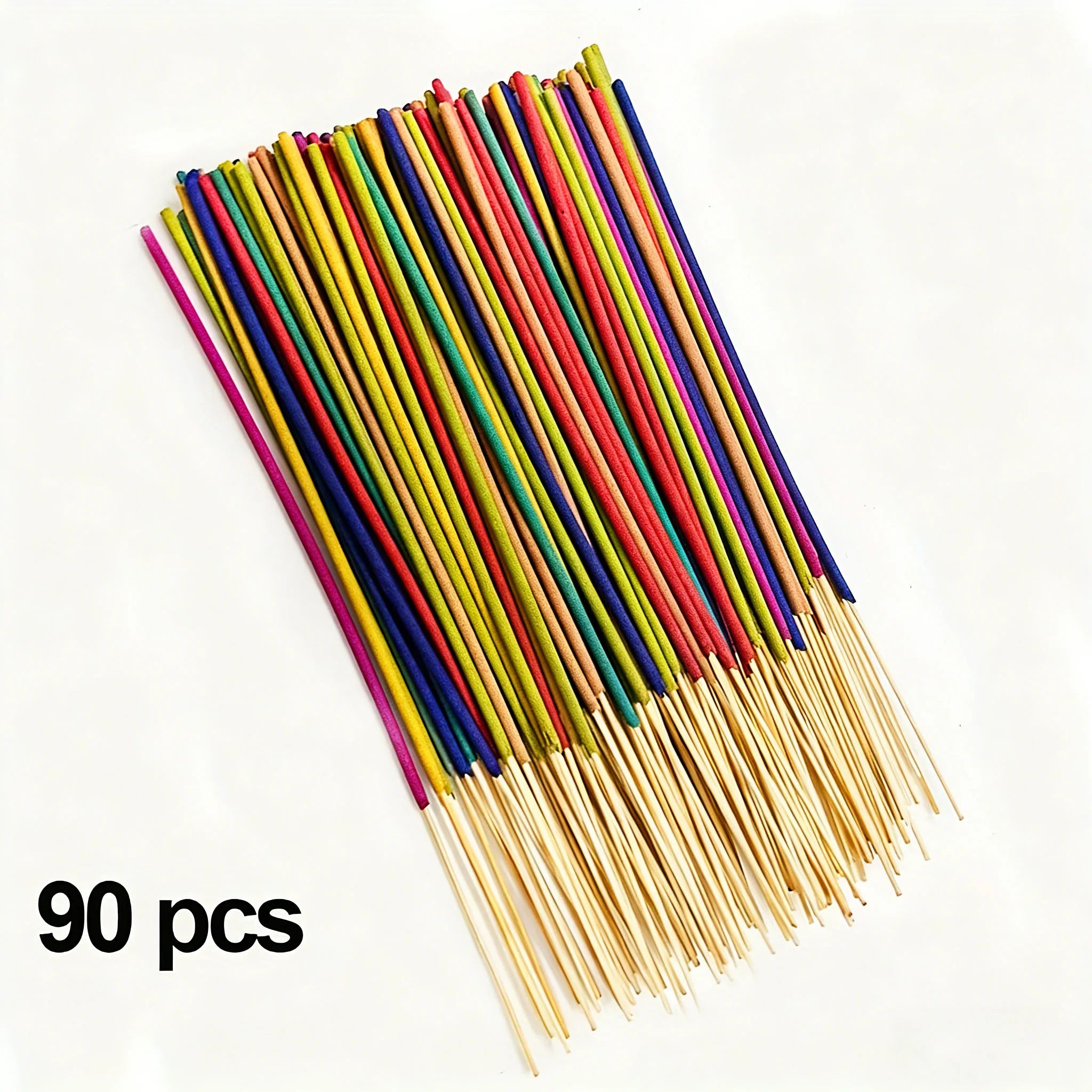Wholesale Multi-Colored and Multi-Scented Incense Sticks - White Sage~Lavender~Rose~Lemongrass and Jasmine Various Scents |   Long-Lasting Home Air Purification Fragrance |   Christmas Gifts, Wholesale Options: 45/90/180/360