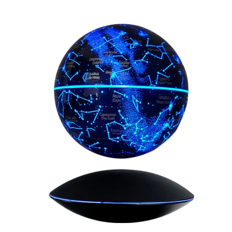 3D Painting Magnetic Levitating 14CM Moon Lamp Levit Floating Moon Light LED Smart Desk Lamp Office Home Decor Creative Gift