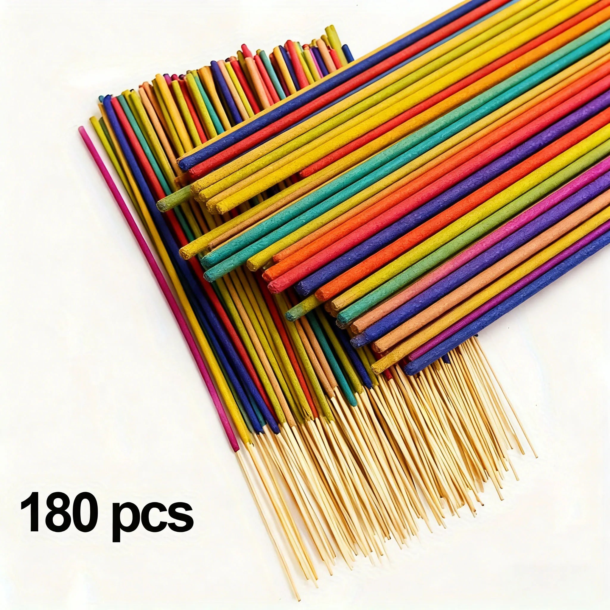 Wholesale Multi-Colored and Multi-Scented Incense Sticks - White Sage~Lavender~Rose~Lemongrass and Jasmine Various Scents |   Long-Lasting Home Air Purification Fragrance |   Christmas Gifts, Wholesale Options: 45/90/180/360