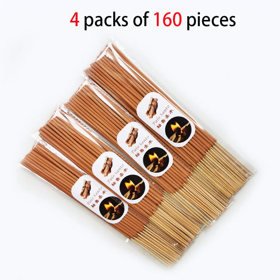 Peruaans Heilig Hout Wierook Stokjes - 30/80 Stuks Premium Palo Santo voor Yoga Meditatie Zuivering
