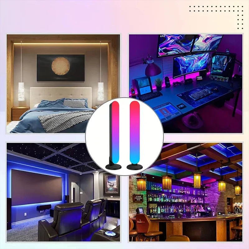 Music Sync LED Light Bars RGB - Sfeerverlichting met Afstandsbediening voor Gaming en TV