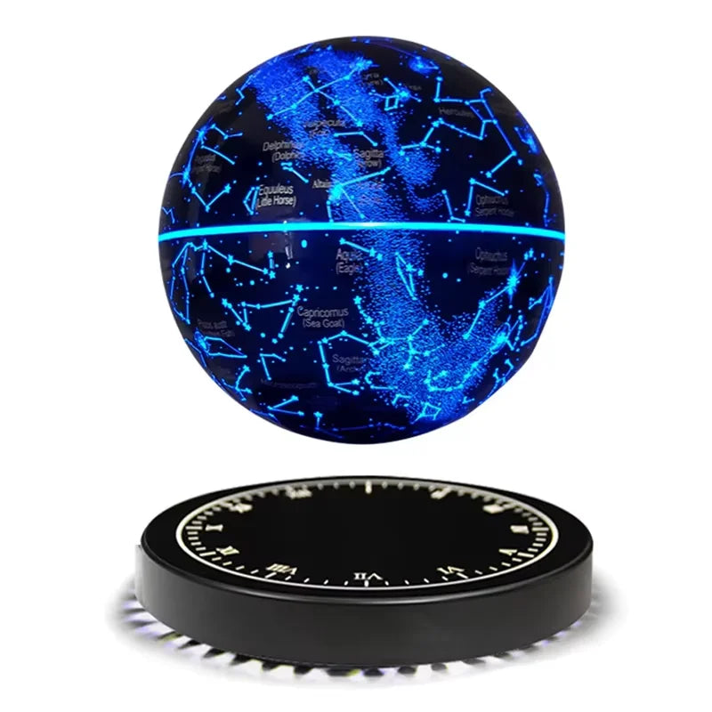 3D Painting Magnetic Levitating 14CM Moon Lamp Levit Floating Moon Light LED Smart Desk Lamp Office Home Decor Creative Gift