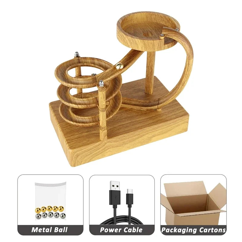 Kinetische Orbitale Perpetual Motion Slinger Model 12 - Roterende Astronomie Decoratie Bureau Speelgoed Kantoor Thuis