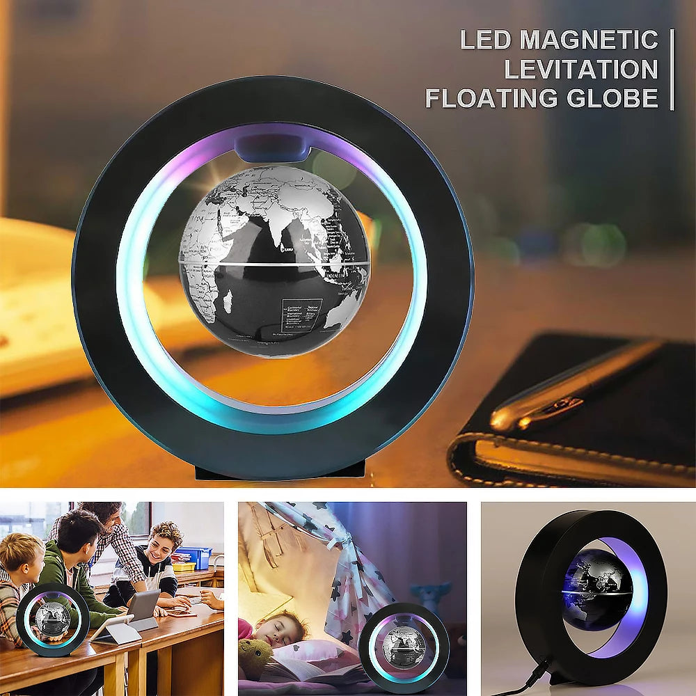 Zwevende Globe - Magnetische Levitatie Wereldkaart LED Lamp voor Bureau Decoratie