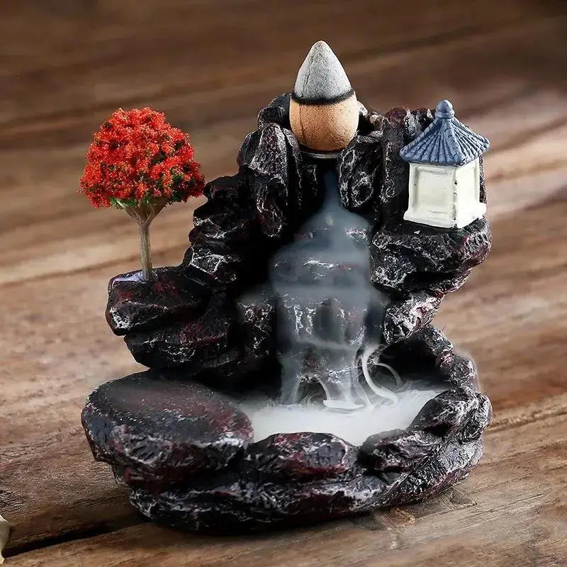 Backflow Wierook Houder Waterval Model 2 - Wierookbrander Thuis Decoratie Aromatherapie Ornament