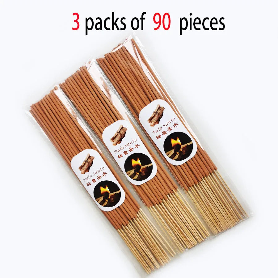 Peruaans Heilig Hout Wierook Stokjes - 30/80 Stuks Premium Palo Santo voor Yoga Meditatie Zuivering