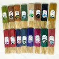 16 color multi flavor premium bamboo incense stick - long-lasting aroma, safe and non irritating, perfect for fishing, terrace t
