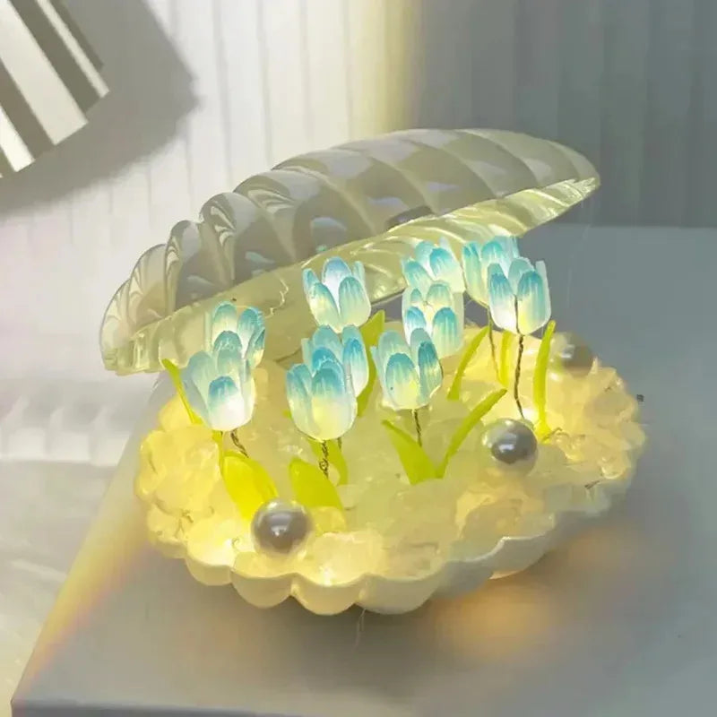 DIY Handgemaakt Nachtlampje - Schelp & Tulp Design Bureau Decoratie