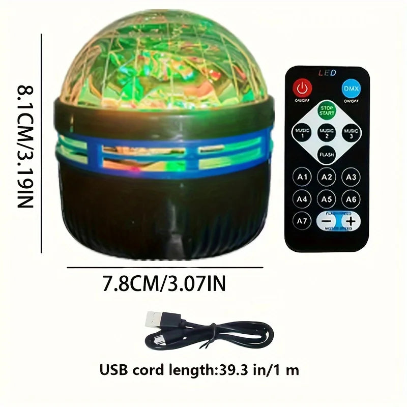 LED Sterrenhemel Nachtlampje RGB - 7 Modi USB met Afstandsbediening en Auto Rotatie