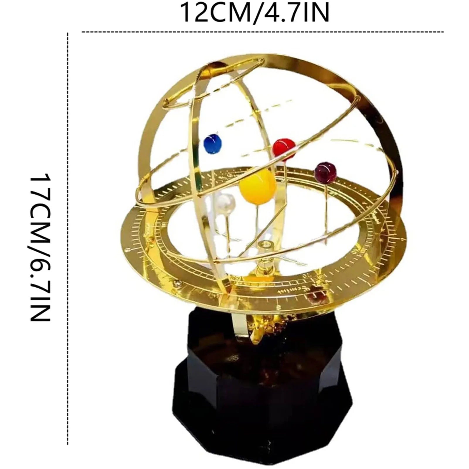 Kinetische Orbitale Perpetual Motion Slinger Model 3 - Roterende Astronomie Decoratie Bureau Speelgoed Kantoor Thuis