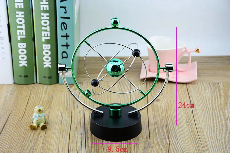 Kinetische Orbitale Perpetual Motion Slinger Model 17 - Roterende Astronomie Decoratie Bureau Speelgoed Kantoor Thuis