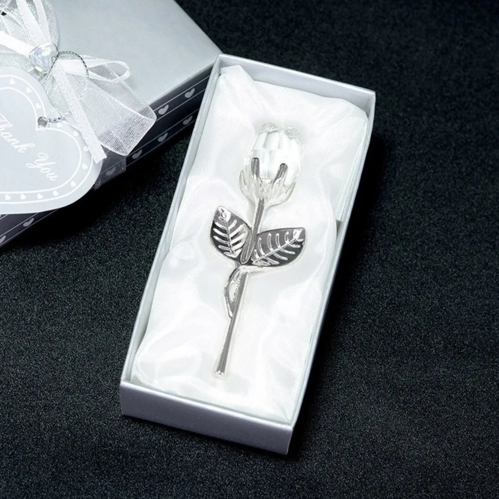 Kristallen Glazen Roos 10 Kleuren - Valentijnsdag Kerstmis Cadeau Souvenir Thuis Bruiloft Decoratie