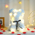 25cm Teddy Rozenbeer met Doos - Romantisch Valentijnsdag Cadeau voor Vriendin