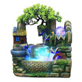 Waterval Fontein LED Tafel - Kamer Fontein Ornament met Verlichting Desktop Thuis Decoratie