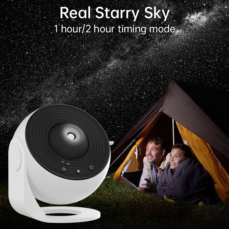 Galaxy Projector 360° - Sterrenhemel Planetarium Lamp voor Kinderkamer en Valentijn