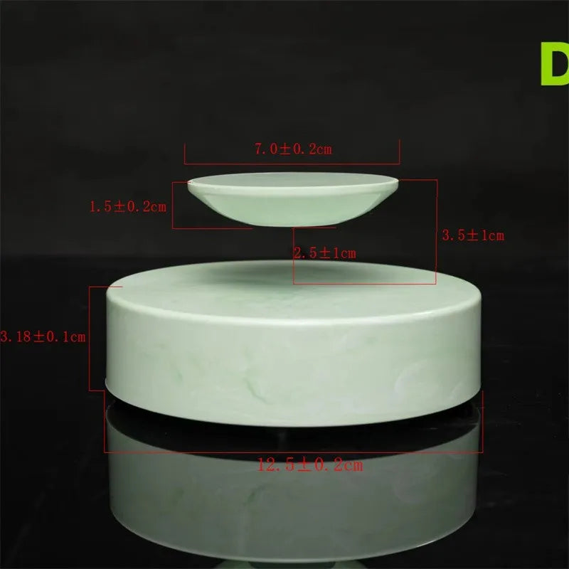 Levitating Display Stand Magnetic Floating Display with Stand for Toys Figures Miniatures Automatic Rotating Creative Gifts