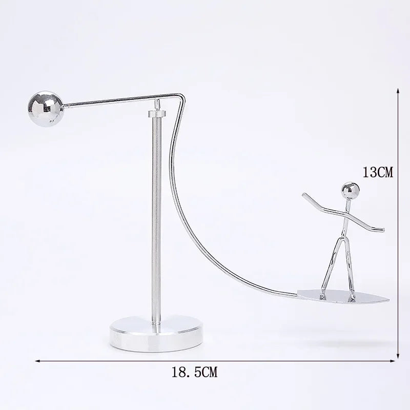 Kinetische Orbitale Perpetual Motion Slinger Model 14 - Roterende Astronomie Decoratie Bureau Speelgoed Kantoor Thuis