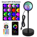 Smart Sunset Lamp Tuya LED - USB RGB met App Bediening voor Fotografie en Decoratie