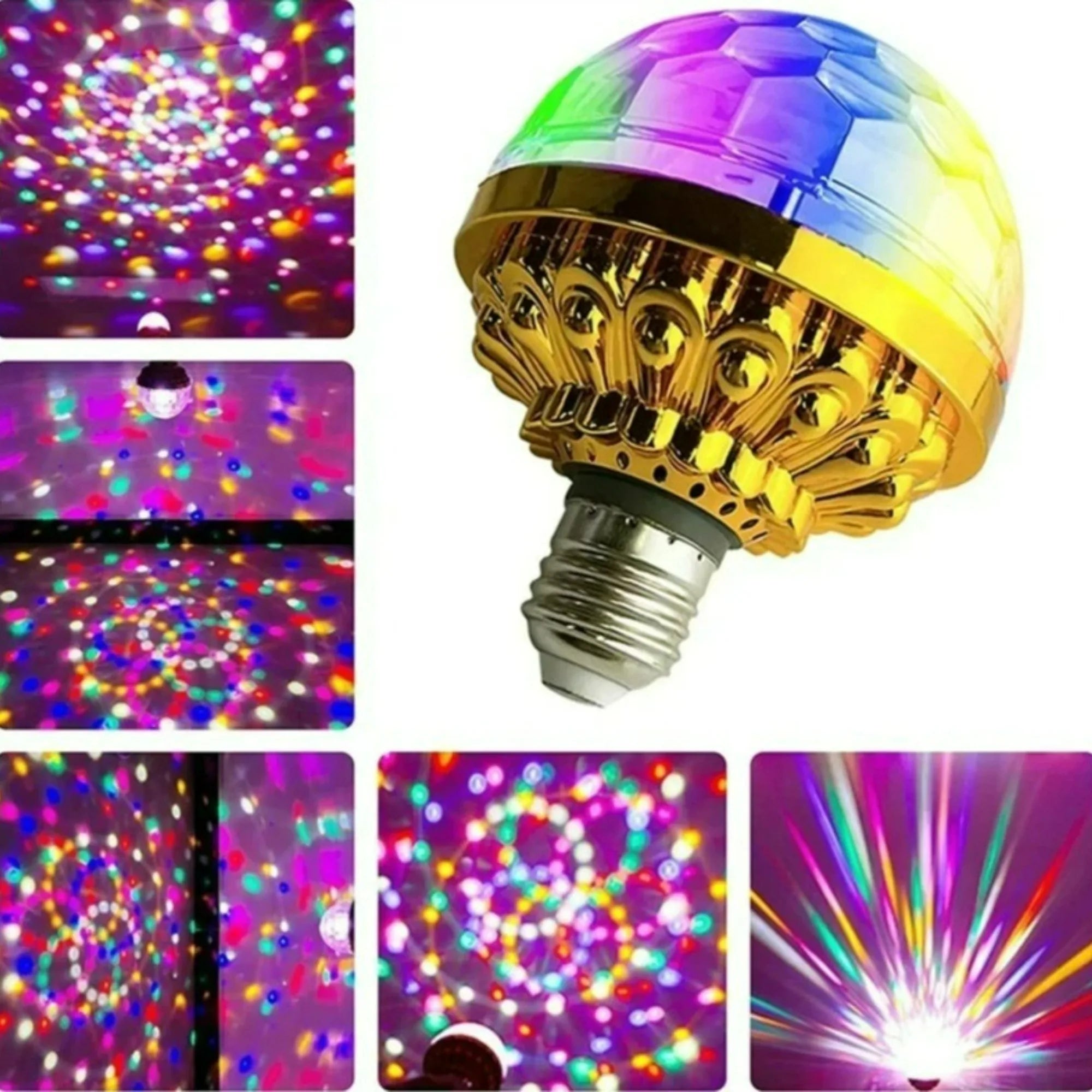 LED Disco Ball Stage Light - 360° Roterende USB Party Verlichting voor DJ en Feesten