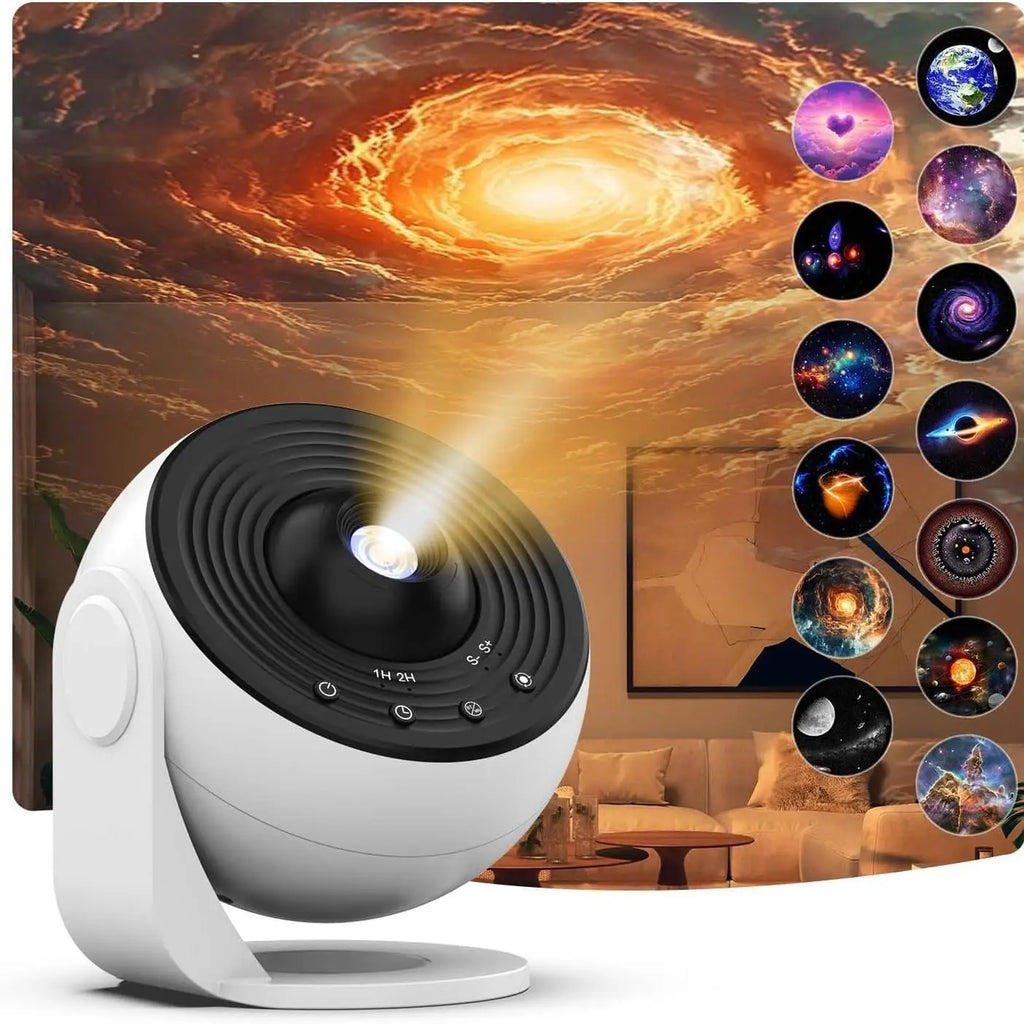 Galaxy Projector 360° - Sterrenhemel Planetarium Lamp voor Kinderkamer en Valentijn