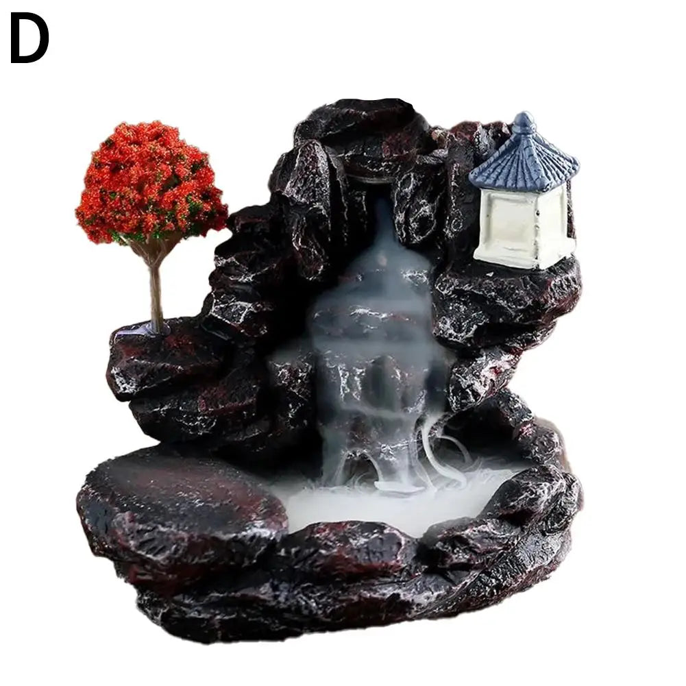 Wierook Brander Bergen Rivier Waterval - Backflow Aroma Rook Zen Houder Decoratie voor Thuis