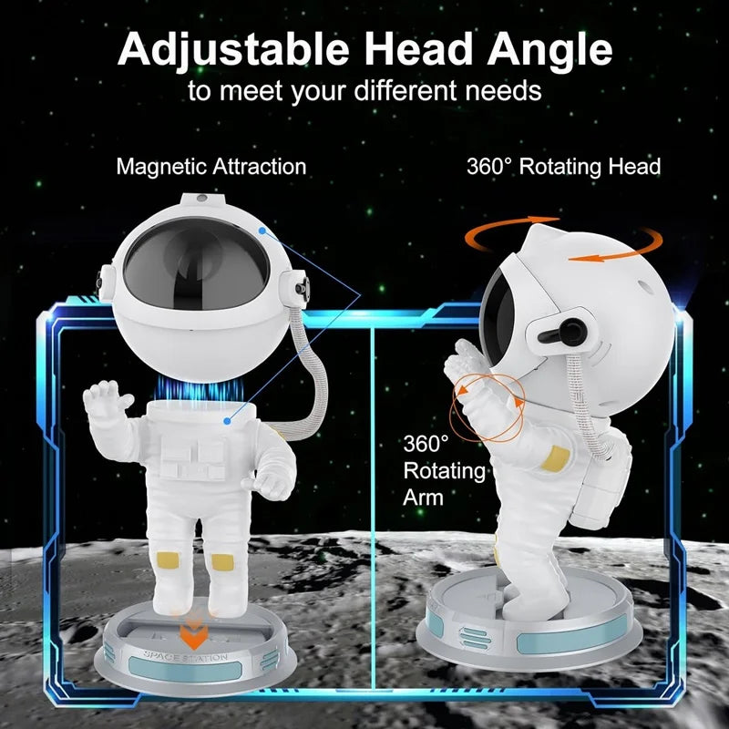 Galaxy Star Projector 2023 - Sterrenhemel Astronaut Lamp voor Slaapkamer Decoratie