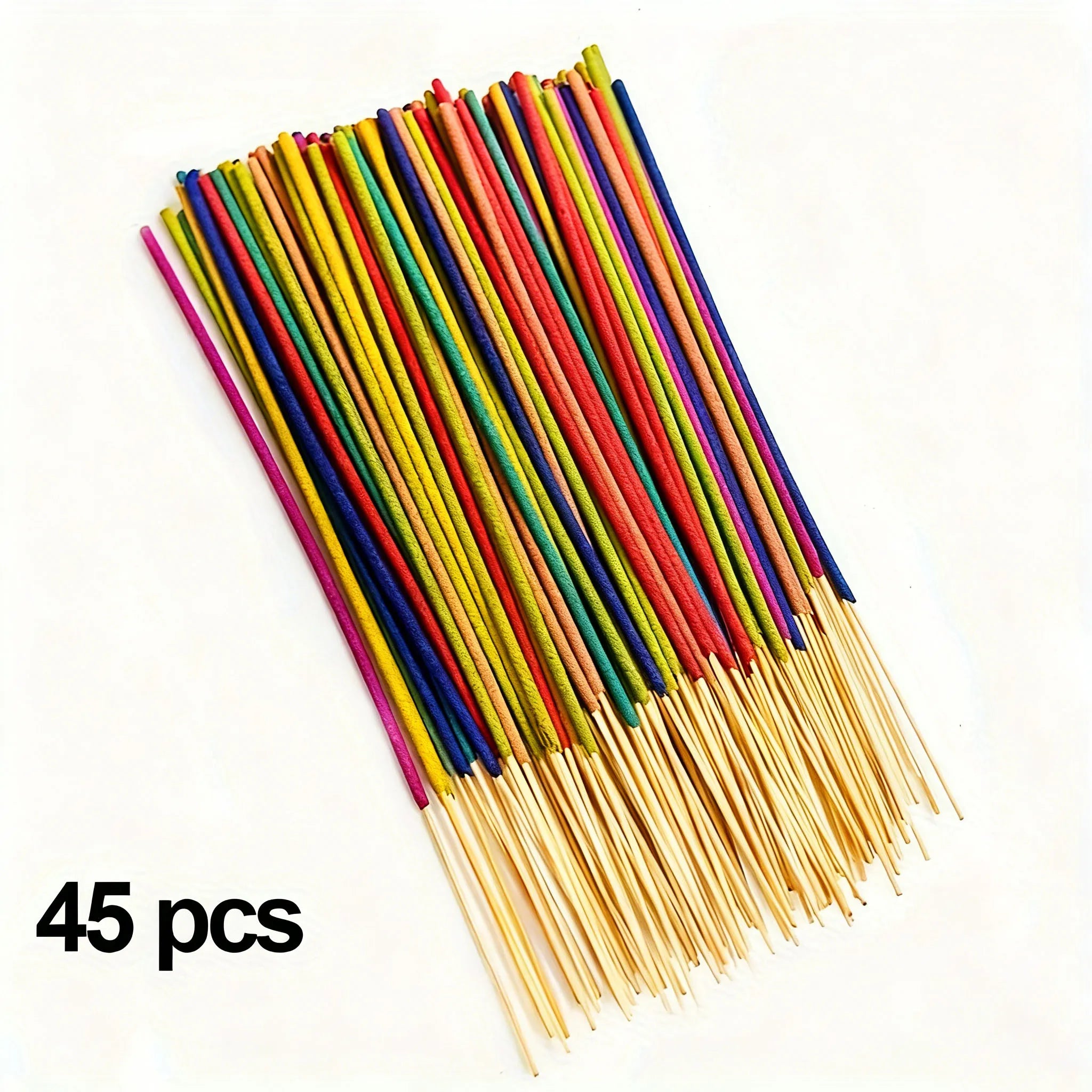 Wholesale Multi-Colored and Multi-Scented Incense Sticks - White Sage~Lavender~Rose~Lemongrass and Jasmine Various Scents |   Long-Lasting Home Air Purification Fragrance |   Christmas Gifts, Wholesale Options: 45/90/180/360