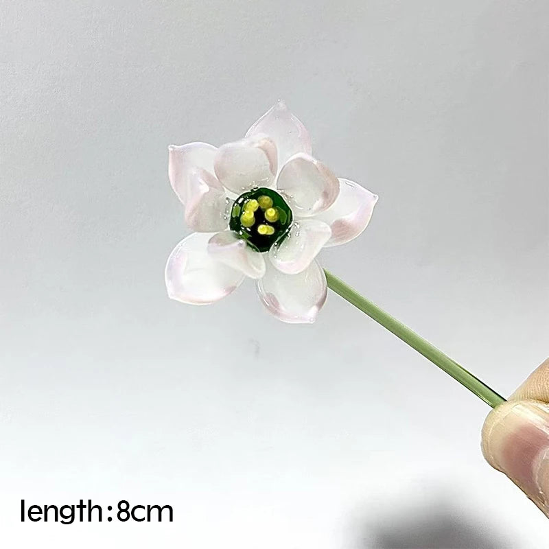 Tulp Glazen Ornament - Gesimuleerde Bloem Boeket Cadeau Healing Series Vriendin Lente Decoratie
