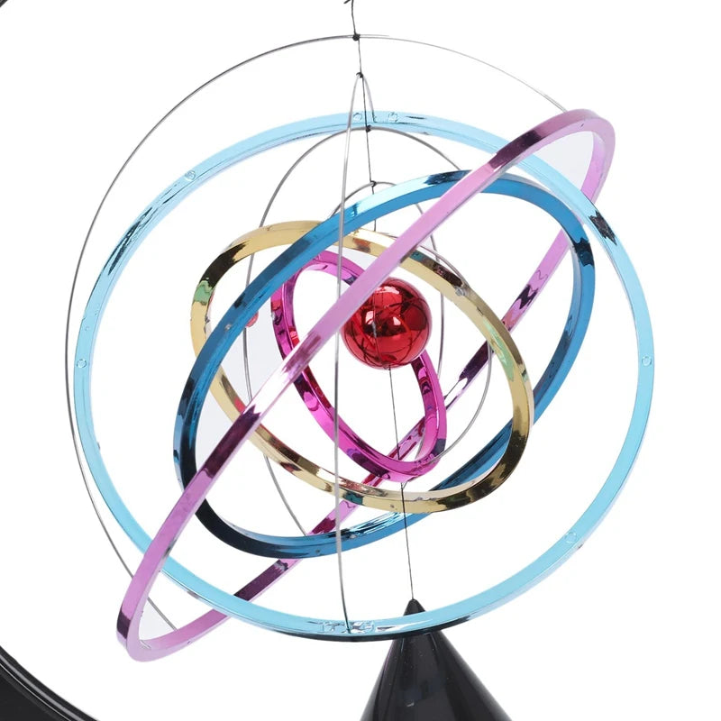 Kinetische Orbitale Perpetual Motion Slinger - Roterende Astronomie Decoratie Bureau Speelgoed Kantoor Thuis Decoratie