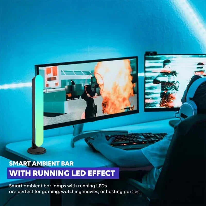 Music Sync LED Light Bars RGB - Sfeerverlichting met Afstandsbediening voor Gaming en TV