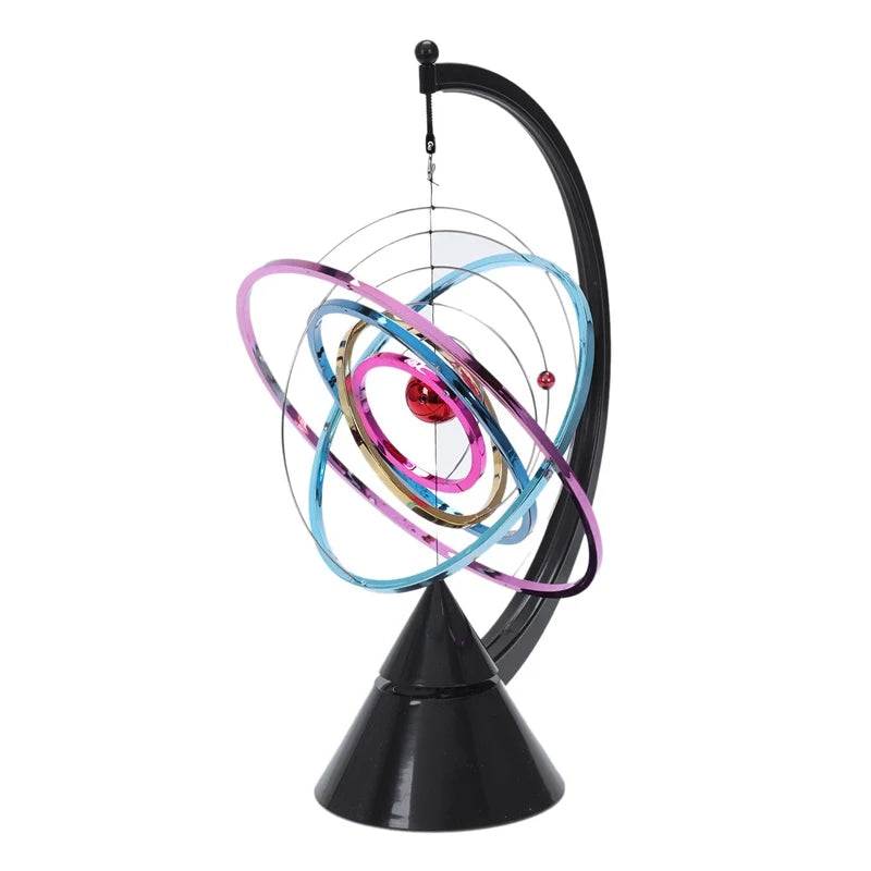 Kinetische Orbitale Perpetual Motion Slinger - Roterende Astronomie Decoratie Bureau Speelgoed Kantoor Thuis Decoratie