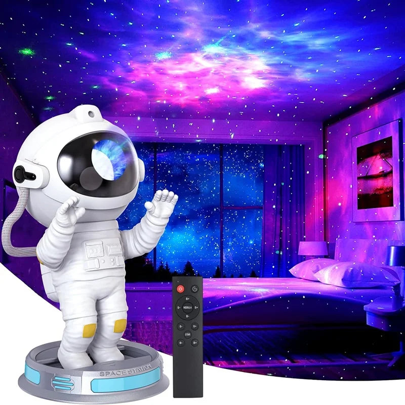 Galaxy Star Projector 2023 - Sterrenhemel Astronaut Lamp voor Slaapkamer Decoratie