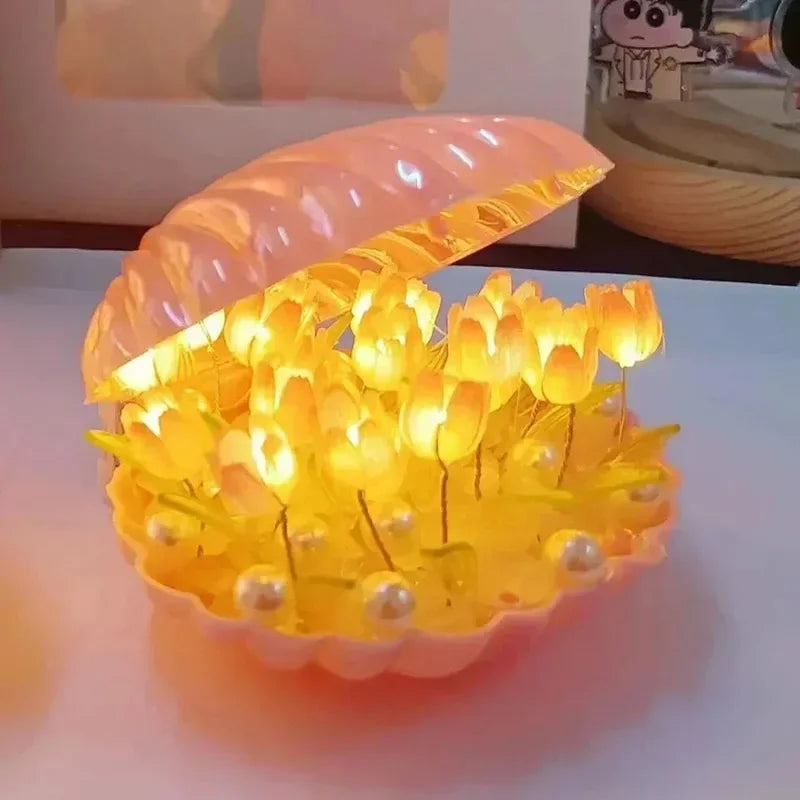 DIY Handgemaakt Nachtlampje - Schelp & Tulp Design Bureau Decoratie