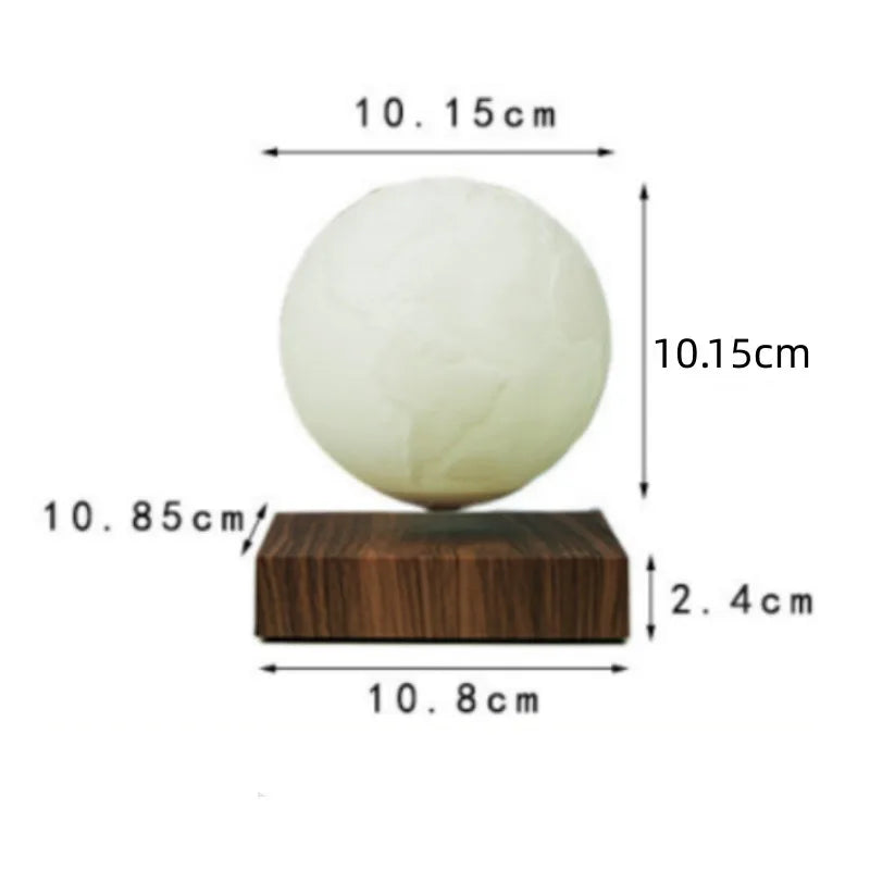 3D Painting Magnetic Levitating Moon Lamp Floating Moon Light LED Smart Desk Lamp Office Home Decor Creative Christmas Gift