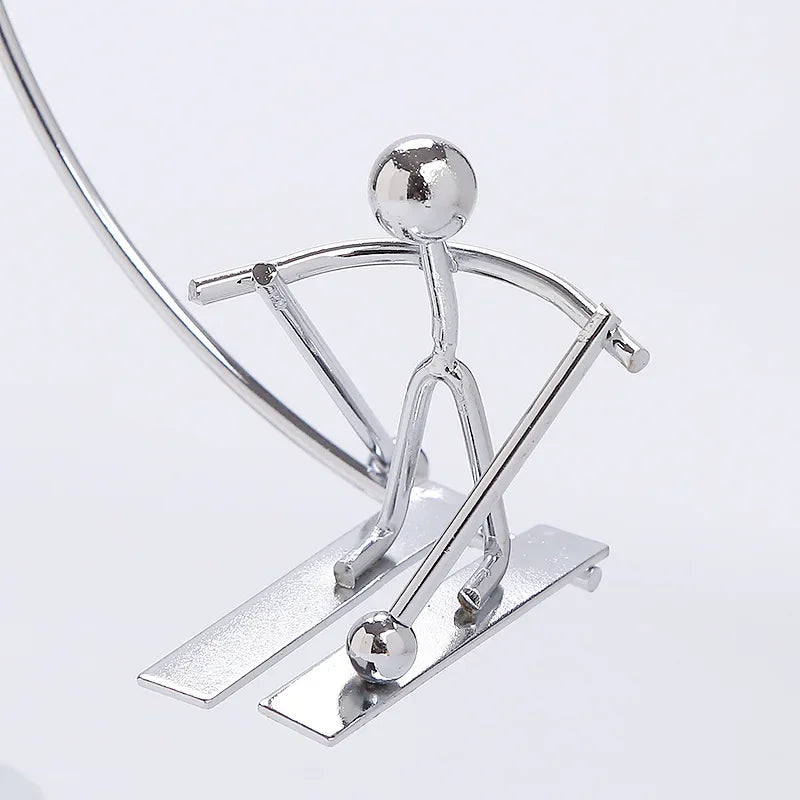 Kinetische Orbitale Perpetual Motion Slinger Model 14 - Roterende Astronomie Decoratie Bureau Speelgoed Kantoor Thuis