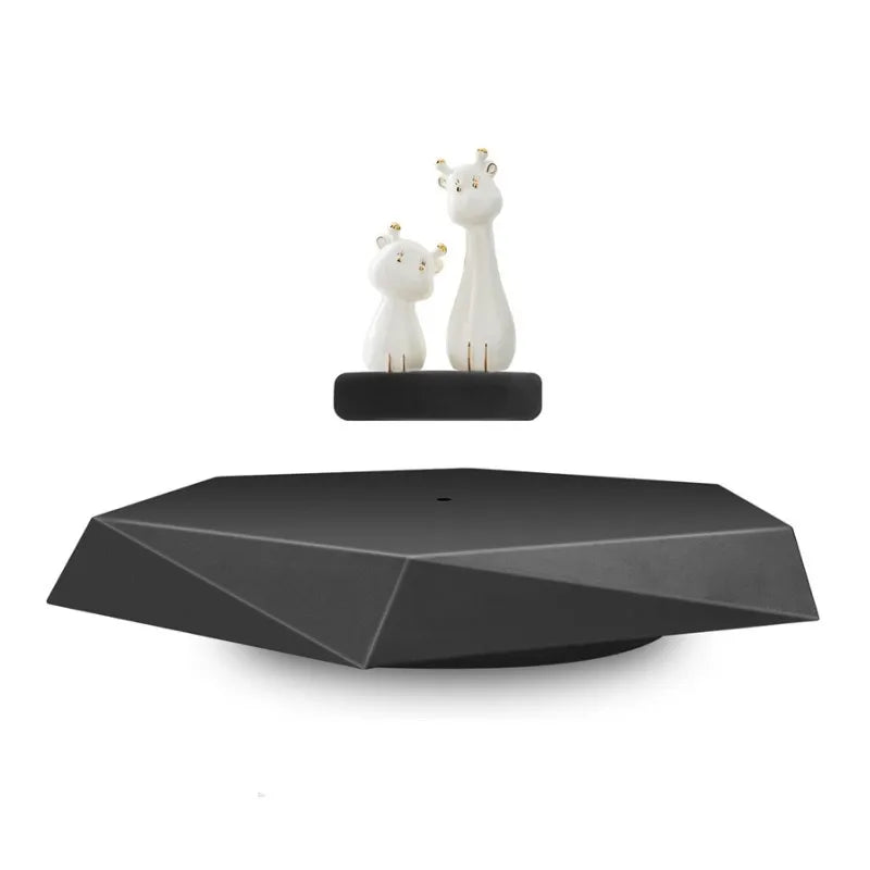 Levitating Display Stand Magnetic Floating Display with Stand for Toys Figures Miniatures Automatic Rotating Creative Gifts