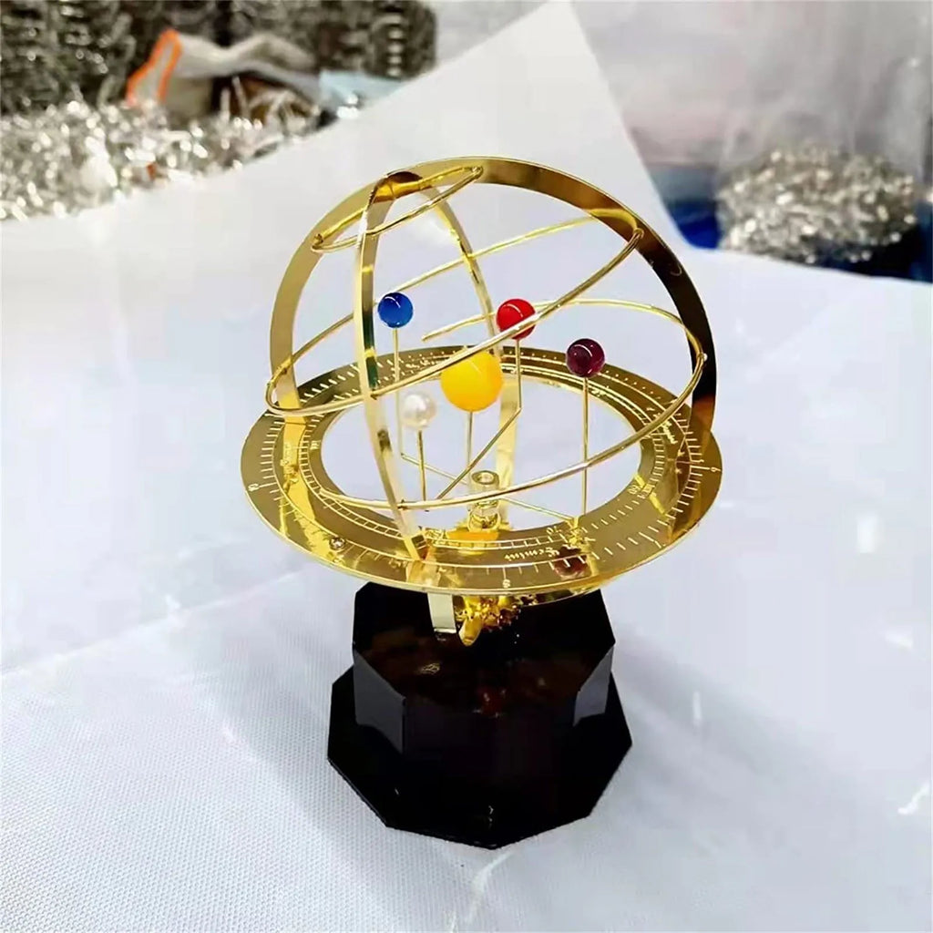 Kinetische Orbitale Perpetual Motion Slinger Model 3 - Roterende Astronomie Decoratie Bureau Speelgoed Kantoor Thuis