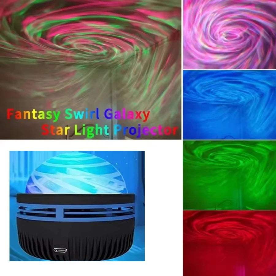 LED Galaxy Projector - Kleurrijke Sterrenhemel Nachtlampje voor Slaapkamer en Kinderkamer